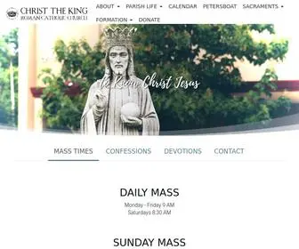 CTKRCC.org(CHRIST THE KING) Screenshot