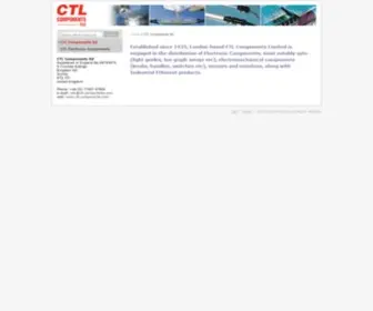 CTL-Components.com(CTL Components Group plc) Screenshot