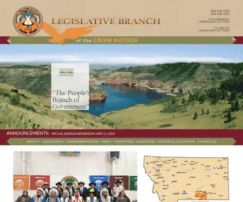 CTLB.org(Crow Tribe Legislative Branch) Screenshot