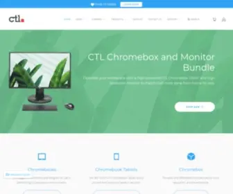 CTlcorp.com(Google Chromebook Laptops & Chromebook Tablets for Education) Screenshot