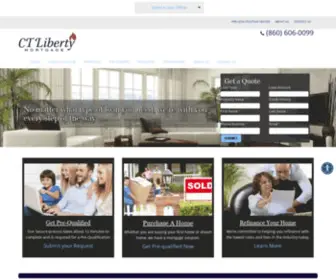 Ctlibertymortgage.com(CT Liberty Mortgage) Screenshot