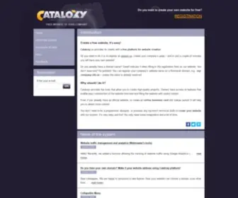 CTLX.us(The website of Cataloxy) Screenshot