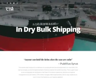 CTMMC.com(Leading Ship Management Company) Screenshot