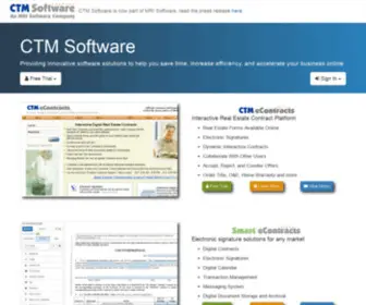 CTmsoftware.com(CTM Software) Screenshot