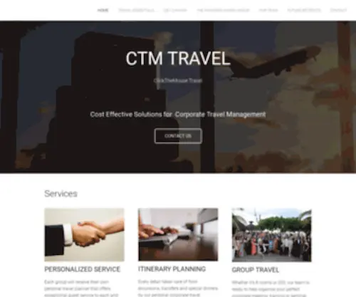 CTMtravel.ca(CTM TRAVEL) Screenshot