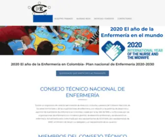 Ctneco.org(El Consejo Técnino Nacional de Enfermería) Screenshot