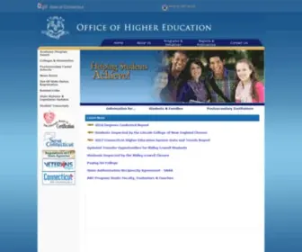 Ctohe.org(Office of Higher Education) Screenshot