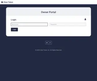 Ctoken.com(Clear Token) Screenshot