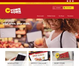 Ctownsupermarkets.com(C-Town Supermarkets) Screenshot