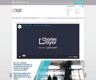 CTPLC.com(About Charles Taylor) Screenshot