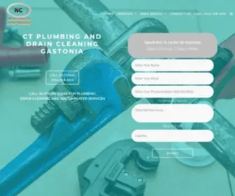 CTplumbingandheating.com(Gastonia plumbing services include) Screenshot