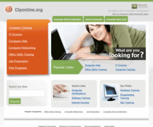 Ctponline.org(Project 1) Screenshot