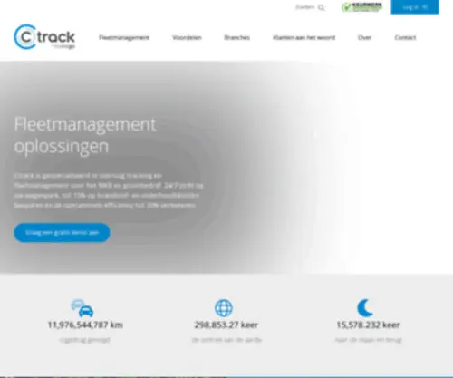 Ctrack.nl(Wagenparkbeheer software) Screenshot