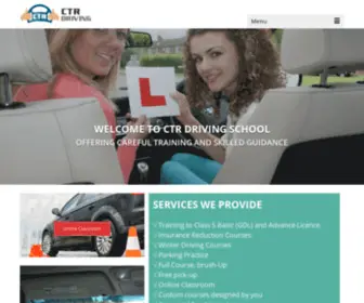 CTRdriving.ca(Careful Training & Skilled Guidance in Calgary) Screenshot