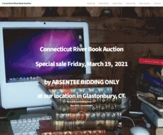 Ctriverbookauction.com(Connecticut River Book Auction) Screenshot