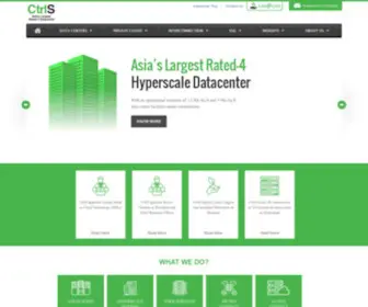 CTRLS.in(Asia's Largest Rated 4 Data Center & Managed Service Provider) Screenshot