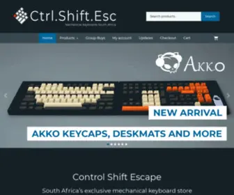 CTRLshiftesc.co.za(Control Shift Escape) Screenshot