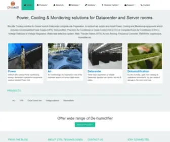 CTRltechnologies.com(CtrlTech-ups-power-cooling-monitoring) Screenshot