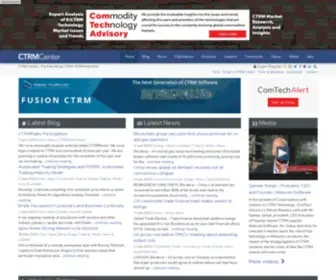 CTRmcenter.com(CTRM Commodity Trade Risk Management CTRM Center) Screenshot