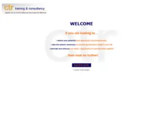 CTRtraining.co.uk(CTR training and consultancy) Screenshot