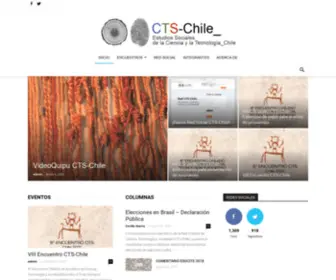 CTS-Chile.cl(Red de Estudios Sociales de Ciencia y Tecnología) Screenshot