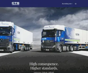 CTS-Logistics.co.uk(CTS Group) Screenshot