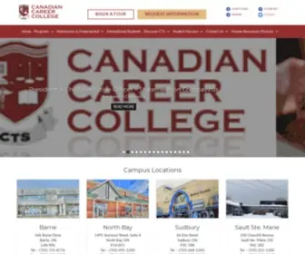 CTSCCC.com(CTS Canadian Career College) Screenshot