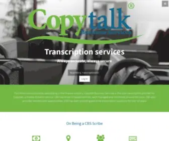 CTScribes.com(Copytalk Business Services) Screenshot