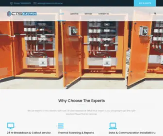 Ctselectrics2.com.au(CTS Electrics PTY LTD) Screenshot
