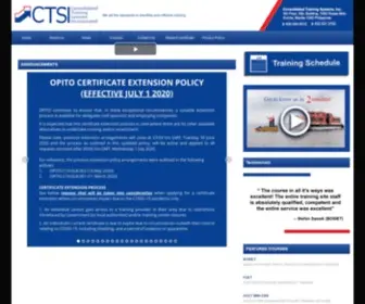 Ctsi.com.ph(Consolidated Training Systems Incorporated) Screenshot