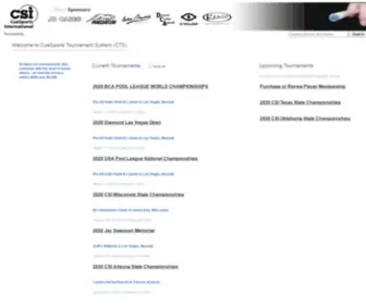 Ctsondemand.com(CueSports Division System) Screenshot