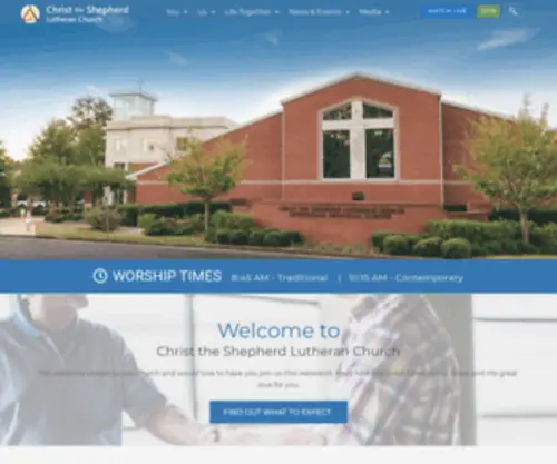 CTS.org(Christ the Shepherd Lutheran Church of Alpharetta) Screenshot