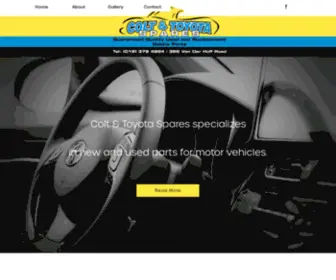 CTspares.co.za(Colt and Toyota Bakkie Spares) Screenshot