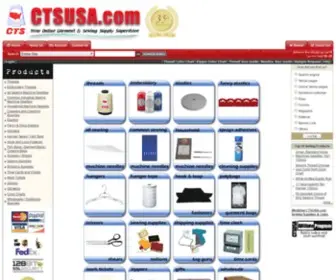 Ctsusa.com(CTS USA Wholesale Sewing Supplies) Screenshot