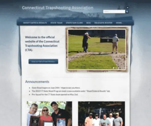 CTtrap.com(Connecticut Trapshooting Association) Screenshot
