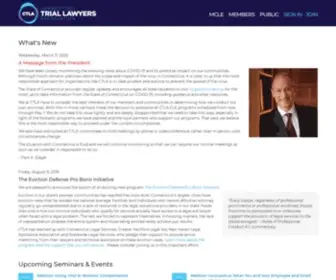 CTtriallawyers.org(Connecticut Trial Lawyers Association) Screenshot