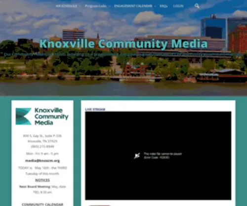 CTVknox.org(Providing gavel to gavel coverage of local government meetings and community produced programs since 1975) Screenshot