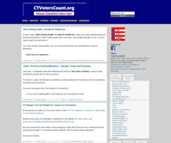 Ctvoterscount.org(CTVotersCount) Screenshot