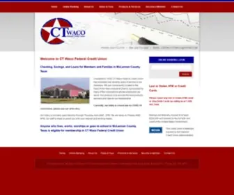 CTWfcu.org(C-T Waco FCU) Screenshot