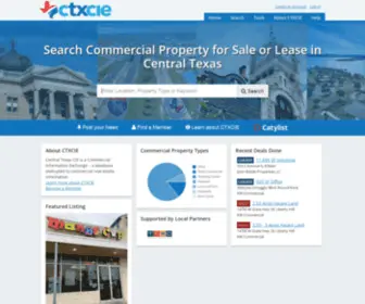 CTxcie.com(Texas Commercial Real Estate) Screenshot