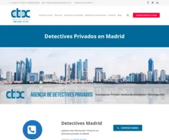 CTxdetectives.com(Detectives Privados Madrid) Screenshot