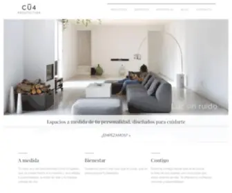 CU4Arquitectura.com(Arquitectos en Valencia) Screenshot