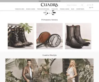 Cuadra.com.mx(Productos de Piel Exótica) Screenshot