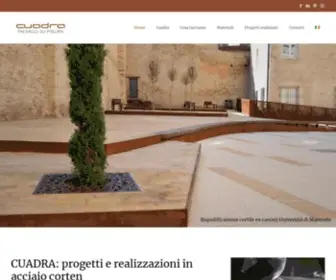 Cuadra.it(Progetti e realizzazioni in corten su misura) Screenshot