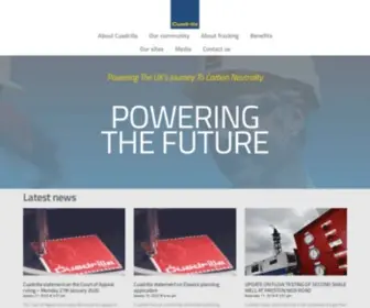 Cuadrillaresources.com(Cuadrilla Resources) Screenshot