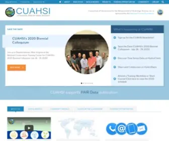 Cuahsi.org(Universities Allied for Water Research) Screenshot