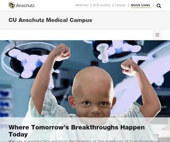 Cuanschutz.edu(The University of Colorado Anschutz Medical Campus) Screenshot