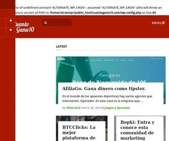 Cuantogana10.com(Mundinero) Screenshot