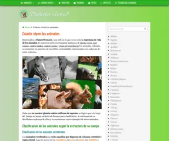 Cuantoviven.net(Cuantoviven) Screenshot