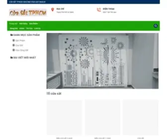 Cuasattphcm.com(Cửa sắt thành phố hồ chí minh) Screenshot